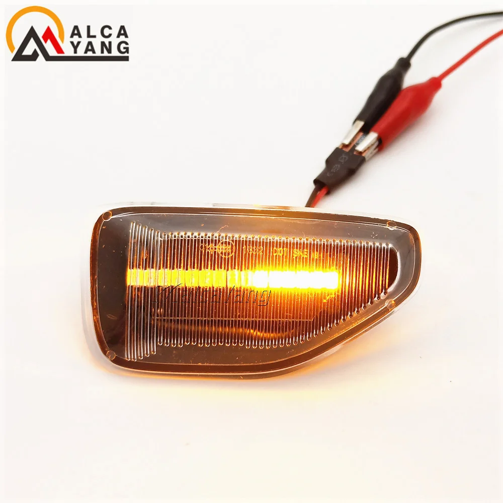 2 Stück LED Dynamische Seitenmarkierungsleuchten Pfeil-Blinker für Dacia Logan 2 Sandero 2 Duster 2 Renault Stepway – Detail 8