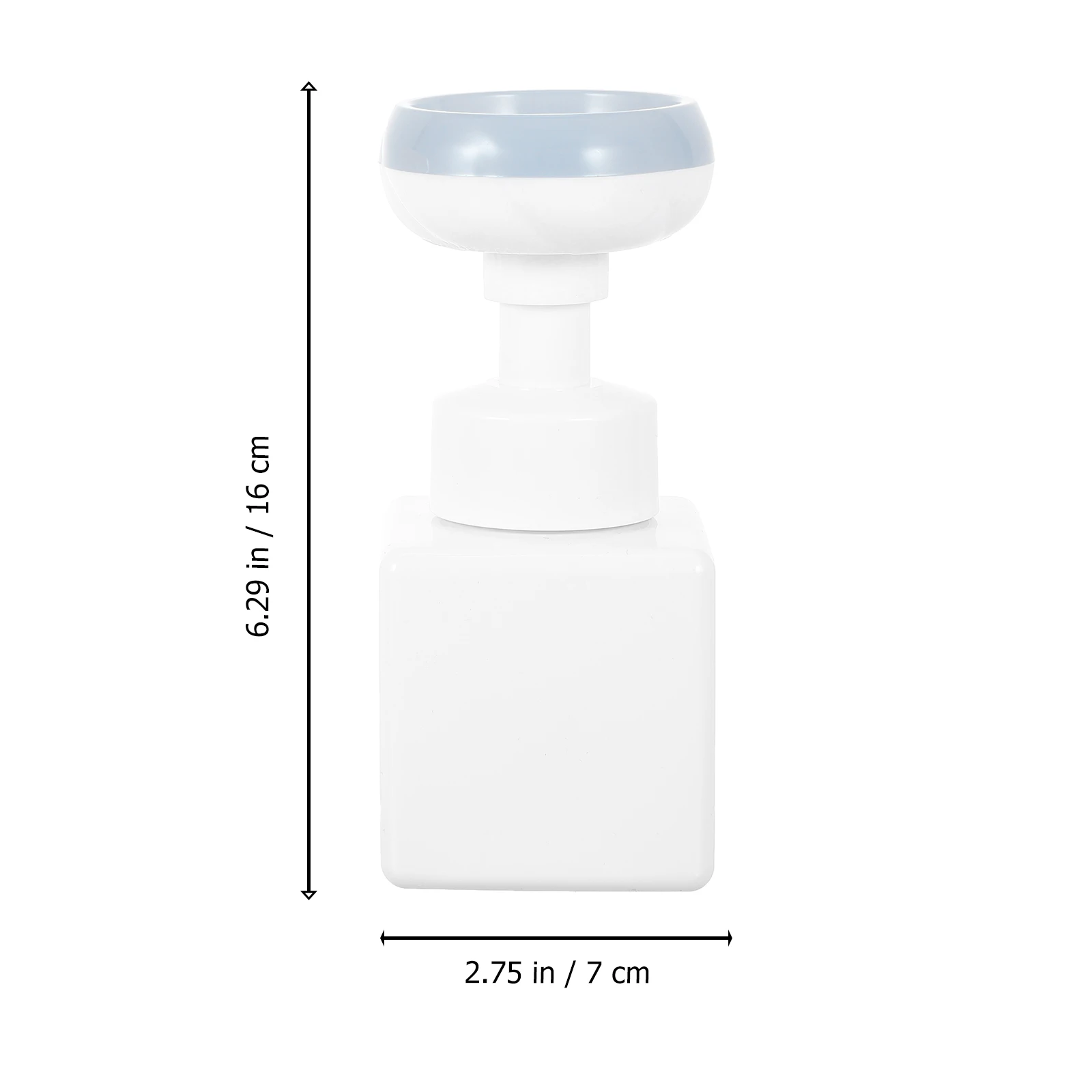 

2Pcs Press Type Lotion Foaming Bottles Compact Portable Travel Liquid Storage Bottles for Bathroom Kitchen Shampoo Dispensing