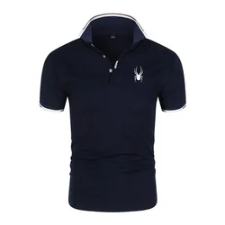 Newly released hot brand Polo shirt cotton blended spring and summer men's outdoor sports T-shirt casual sports fashion top