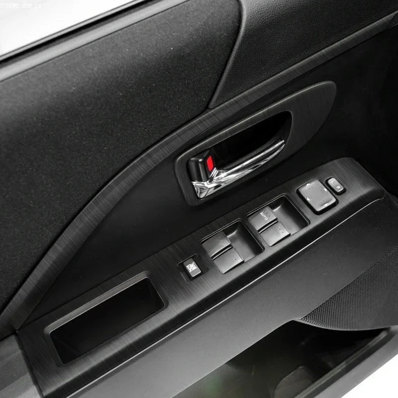 Car Carbon Interior Sticker Auto Window Lifting Panel Decal Gear Door Protective Film Accessory For MAZDA 5 PREMACY CW 2010-2018