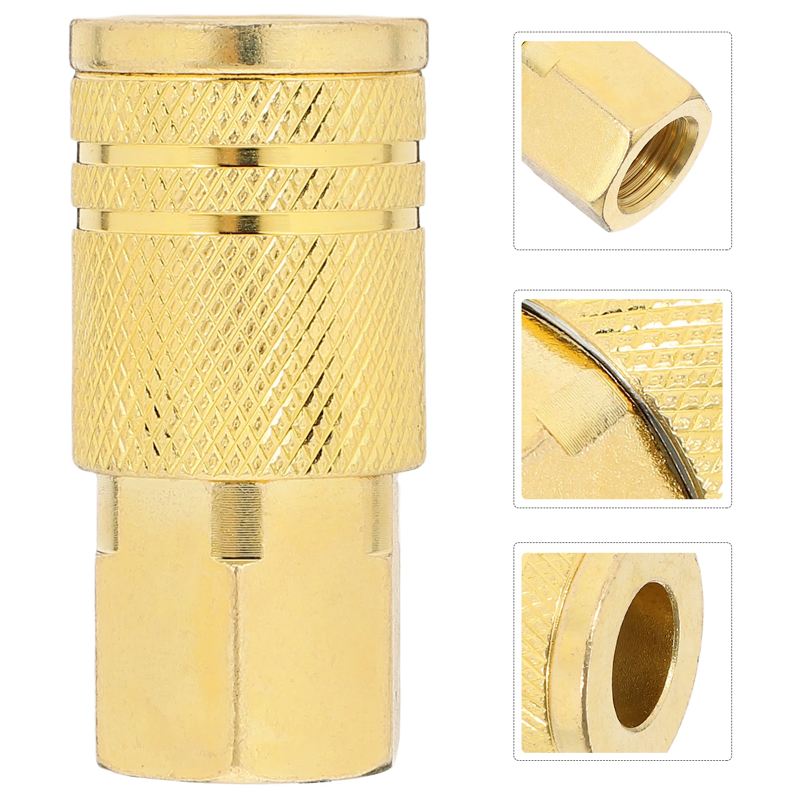 

4pcs Female Npt Threaded Quick Connect Hose For Tools Compressors Fittings Accessories Durable Metal Efficient Connection High