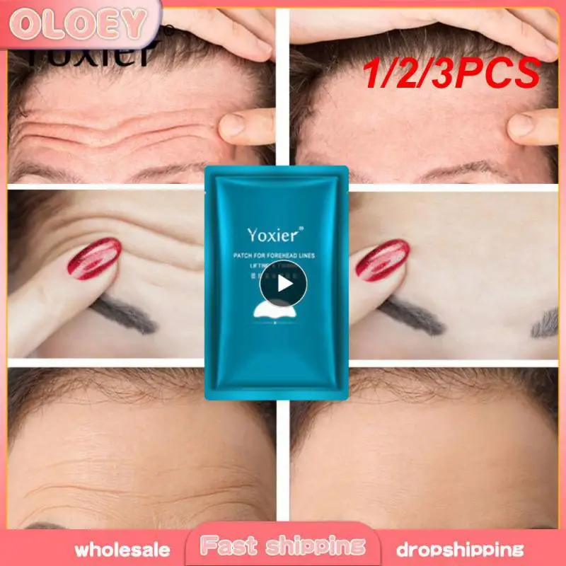 1/2/3PCS Yoxier Forehead Line Removal Gel Patch Anti Wrinkle Forehead Firming Mask Frown Lines Stickers Anti-Aging