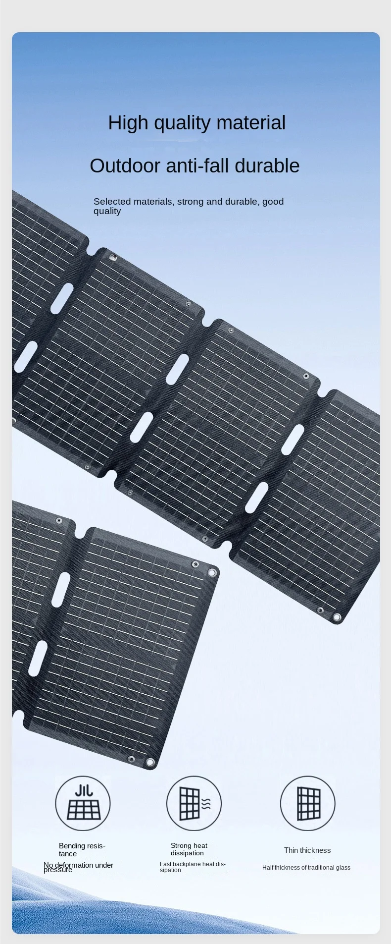 1000W Solar Folding Panel Ecoworthy Portable Bag USB Solar Charger Outdoor Power Hiking Camping Power Generator Gift Alo Ugree