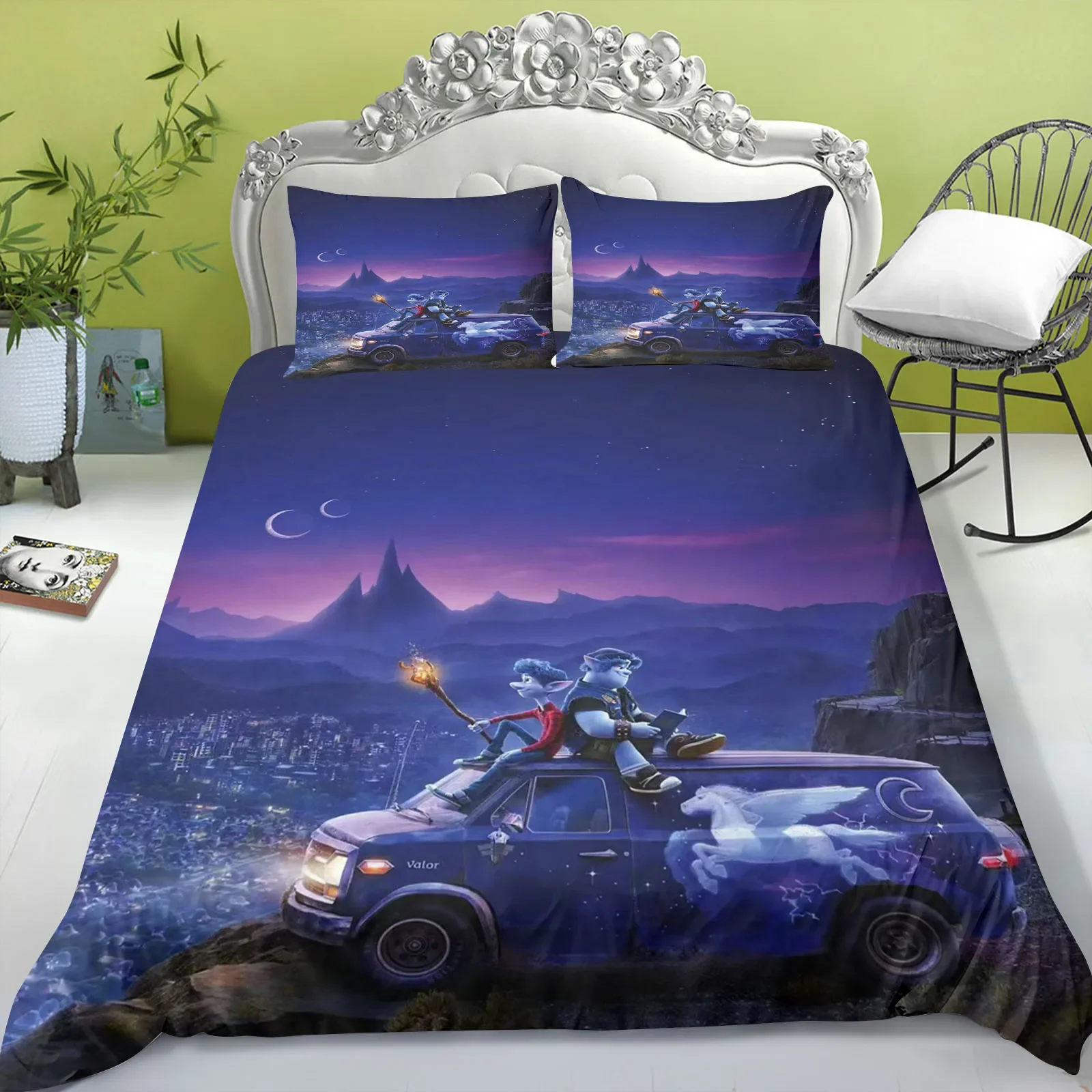 Onward Cartoon Anime Cover Grade A Printed Comforter Bedding Quilt Queen Twin Size Children Gift For Kids