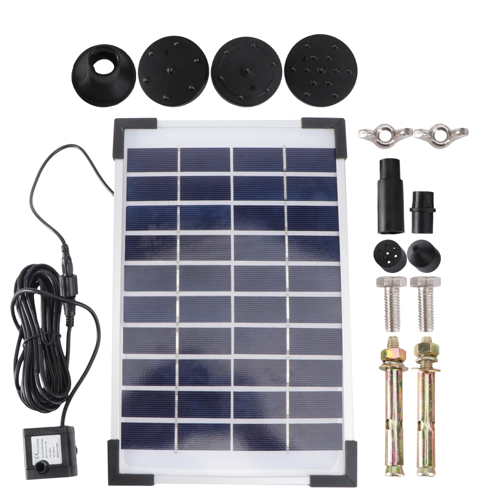 200L H Dc 6 12 فولت فرش مضخة المياه بالطاقة الشمسية غاطسة لنافورة حوض السمك خزان الأسماك بركة تيار المياه تعميم