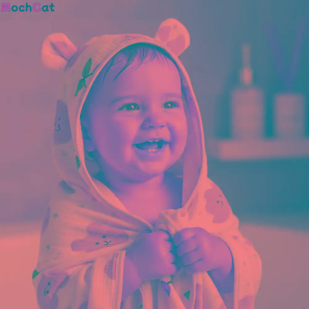 

Cloak Cute Baby Hooded Cape Towels Cartoon Printed Thickened Gauze Blanket Wrap Panda Soft Kids Bathrobe Beach