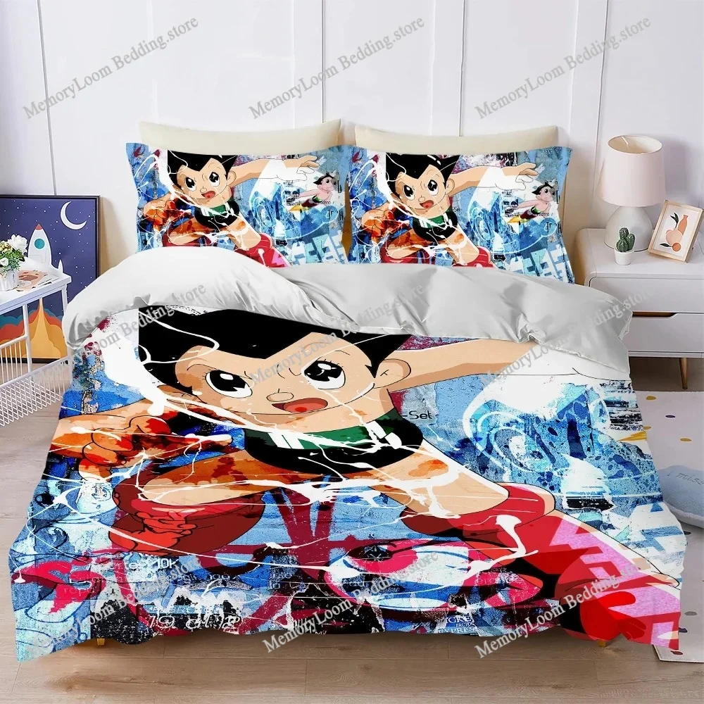 Classic Comic A-Astros B-Boy Duvet Cover Set Style Bedding Soft Laundry Cotton Bed Four Seasons Student Dormitory Luxury Gift741