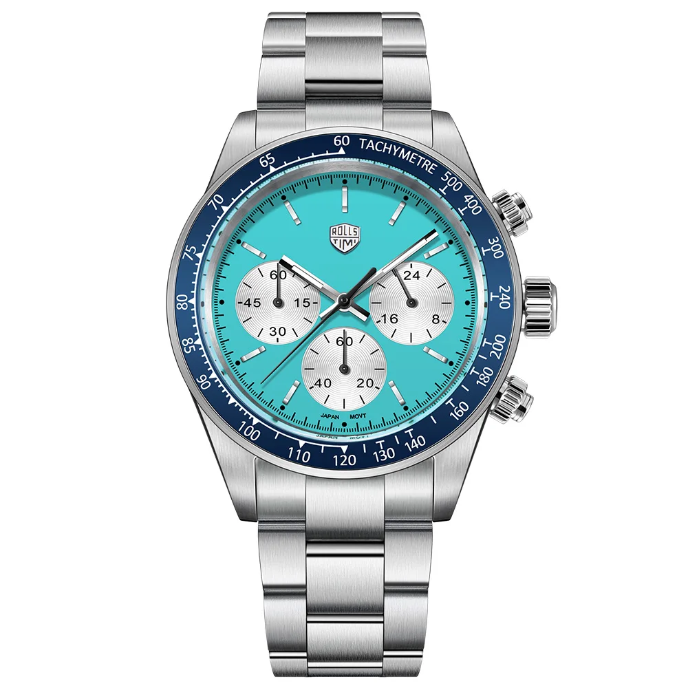 2026 ROLLS TIMI Men's Watches Top VK63 Men's Chronograph Luxury