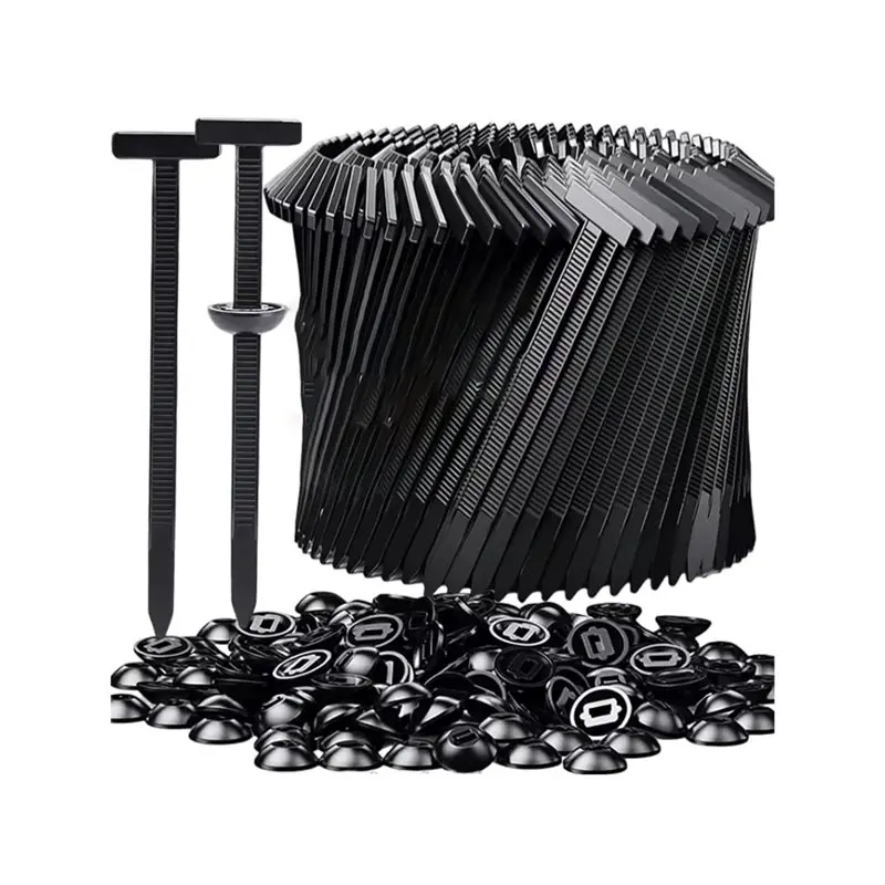AT21-Nylon Zip Ties Heavy Duty Buckles Holders For Car Fender Trunk Engine Guard Panel Clip Mounting Kit Fastener Cable