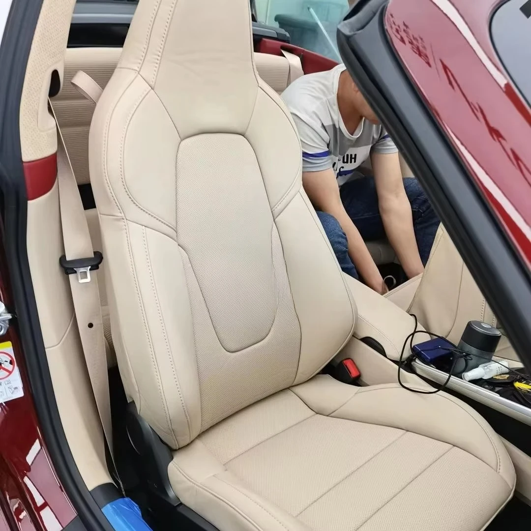 Seat Leather Covers for Por Panamera/911/718/Cayenne/Boxster | Support Personalized Customization