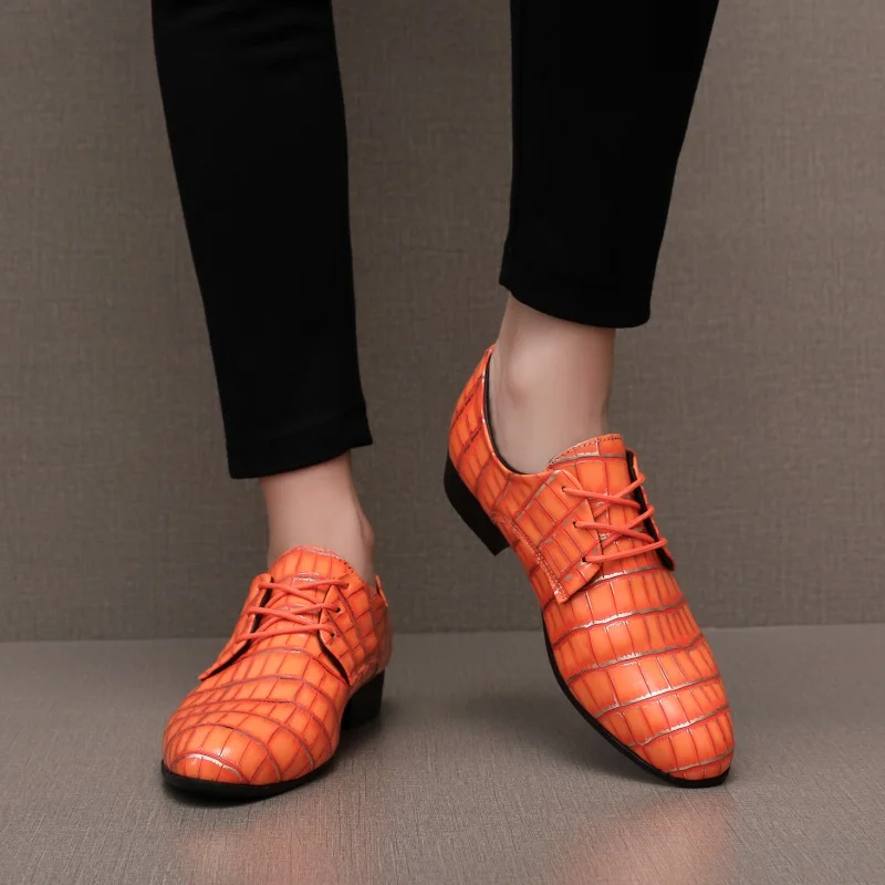 

Мужские деловые туфли из натуральной кожи, размеры 40-50, на шнуровке, удобные, дышащие, повседневные, роскошные