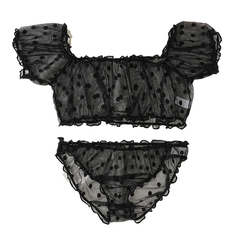 Short Sleeved Women's Underwear Set