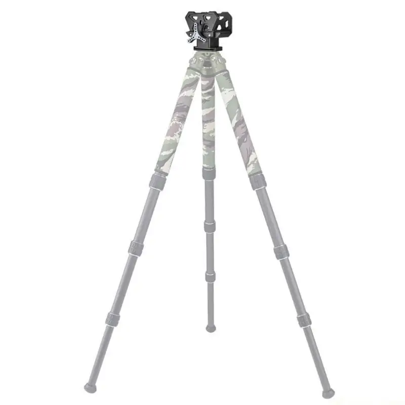 31BE High Strength Aluminum Alloy Rest Saddles Tripod Support Clamp For Outdoor Photography and Camping Adventure