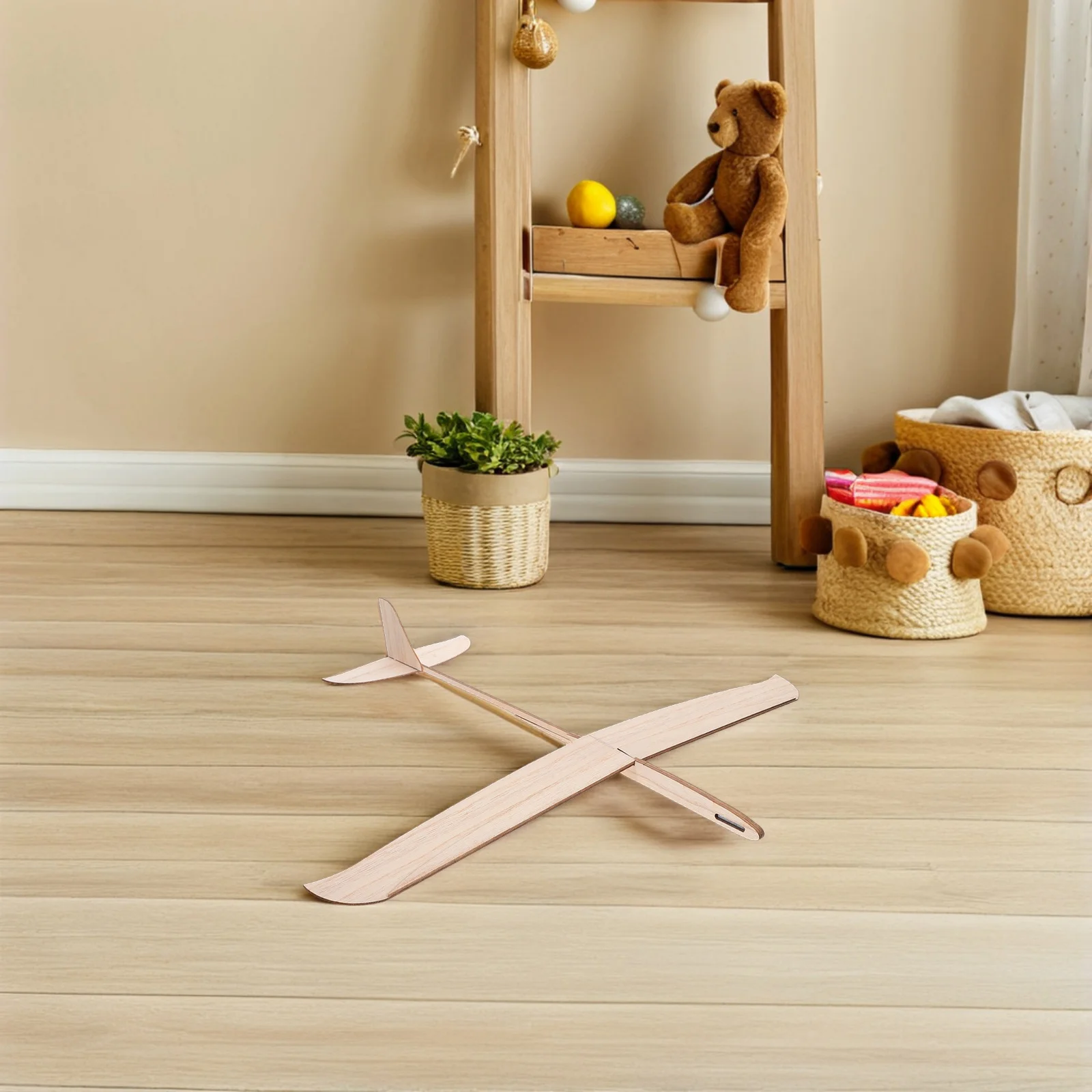 

Wooden Hand Throwing Plane Children's Handicrafts Childrens Airplane Toy Birthday Party Biplane Model Kit Favors Diy Models