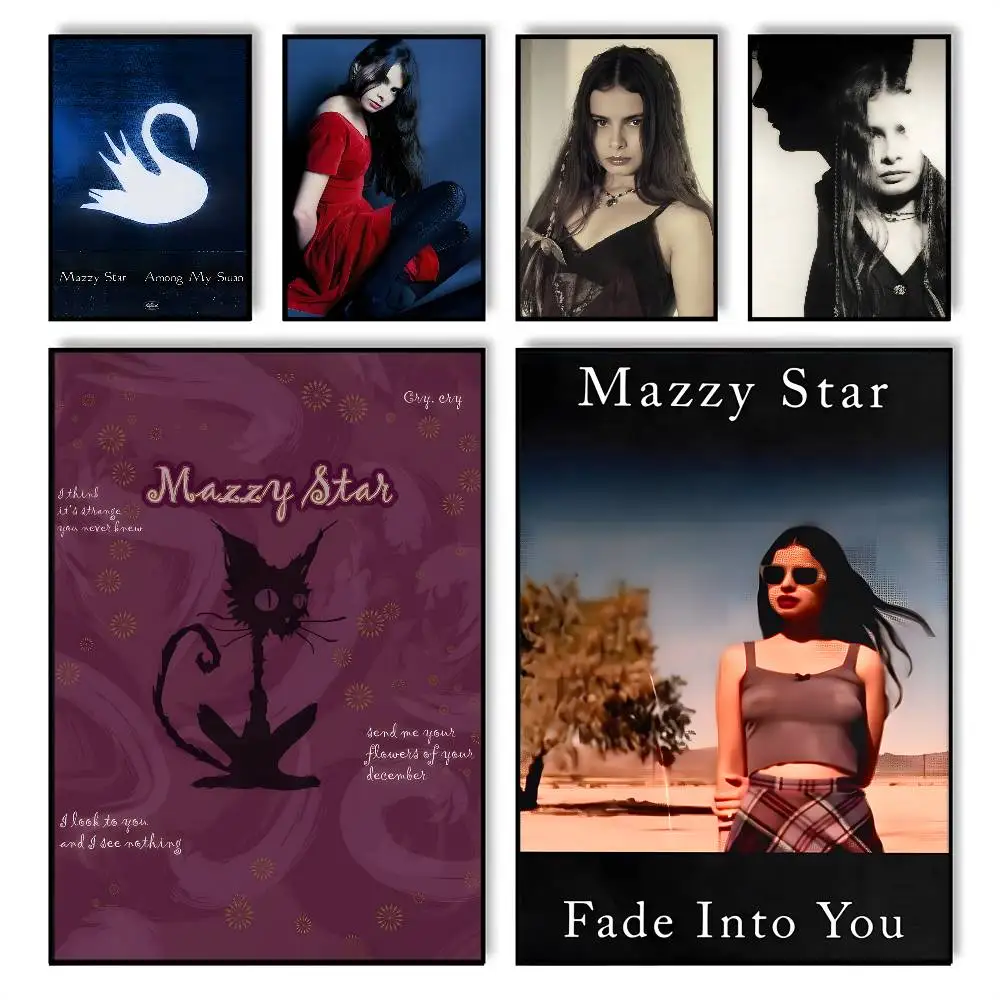 Band M-Mazzy S-Star Poster sticky wall waterproof home living room bedroom bar aesthetic decoration