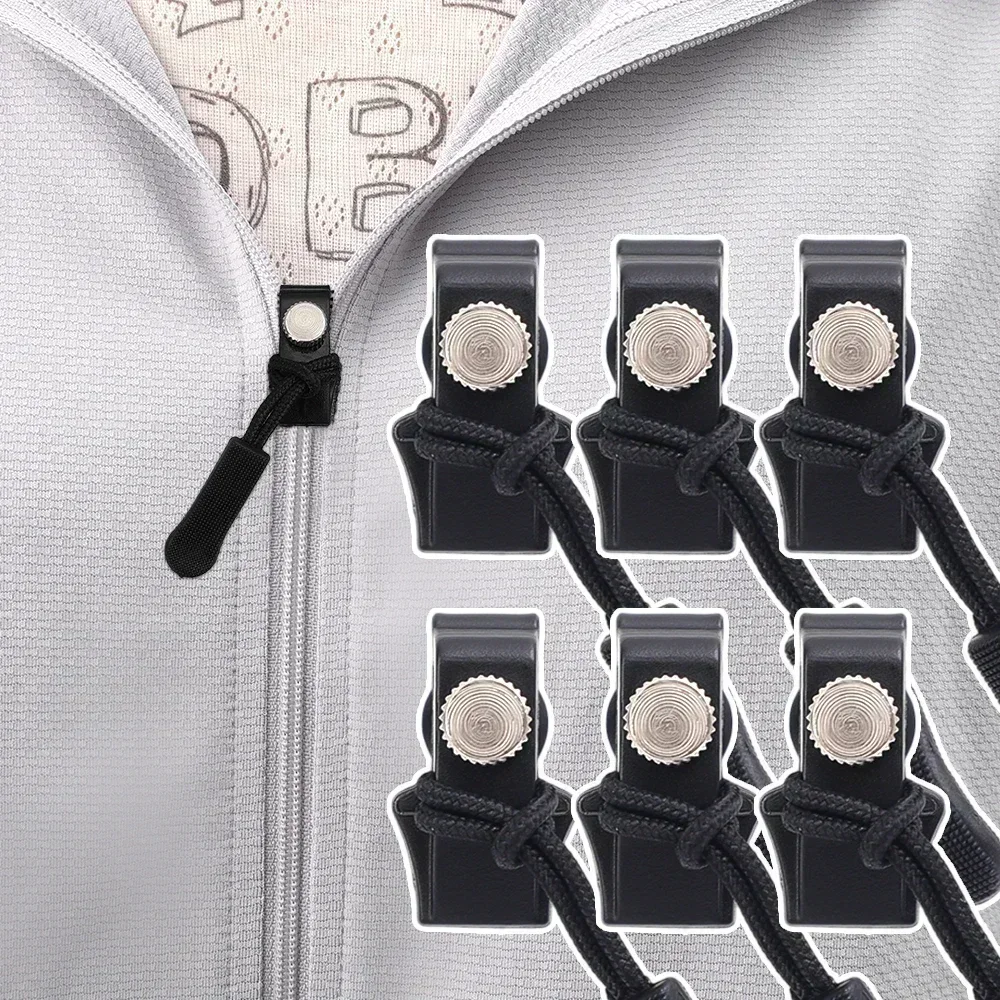 3-60Pcs Detachable Universal Zipper  Install Multi Size Zipper Pull Heads Clothes Backpack Luggage Slider Replacement Kit Fast