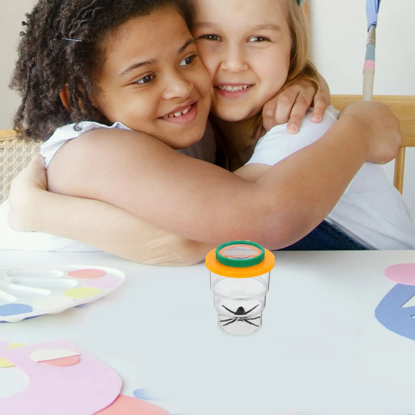 3 pçs bug lupa recipiente crianças visualizador de insetos ferramenta de exploração ciência aprendizagem brinquedo biologia equipamento de observação ampliação