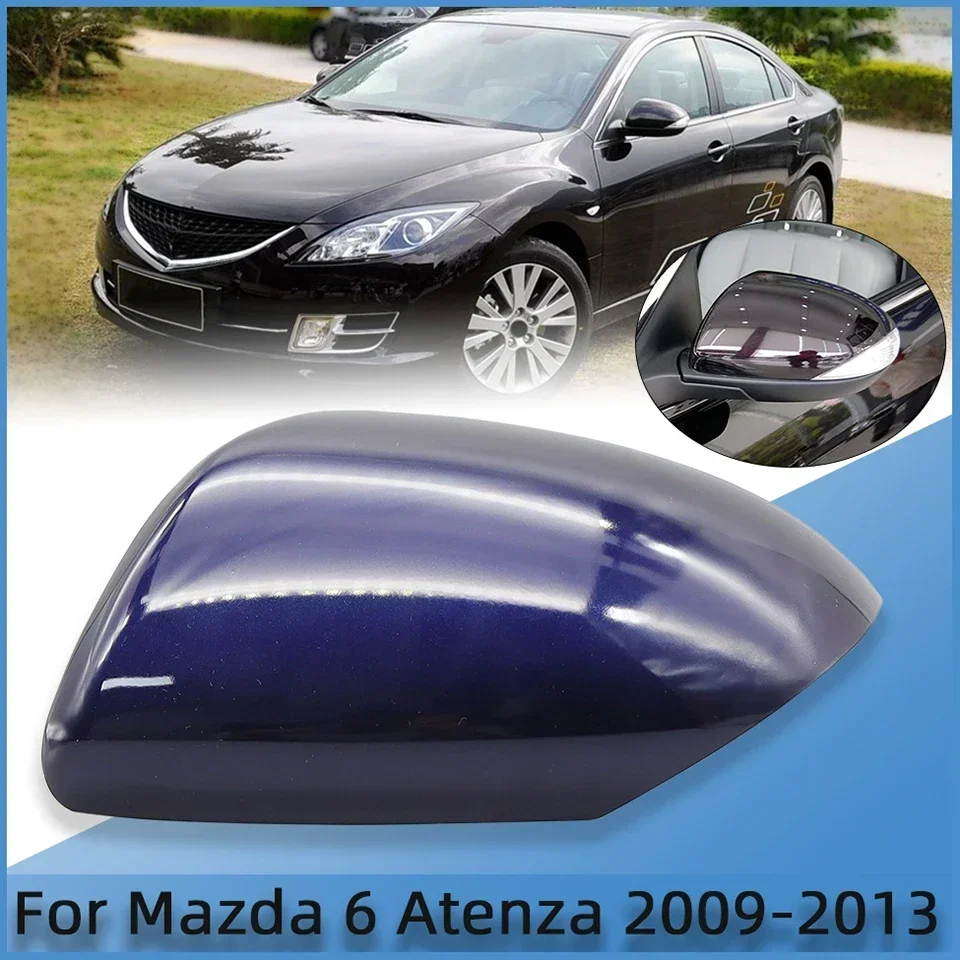 Couvercle de rétroviseur, couvercle de couvercle de rétroviseur, coque de rétroviseur latéral pour Mazda 6 GH Atenza 2009 2010 2011 2012 2013 avec