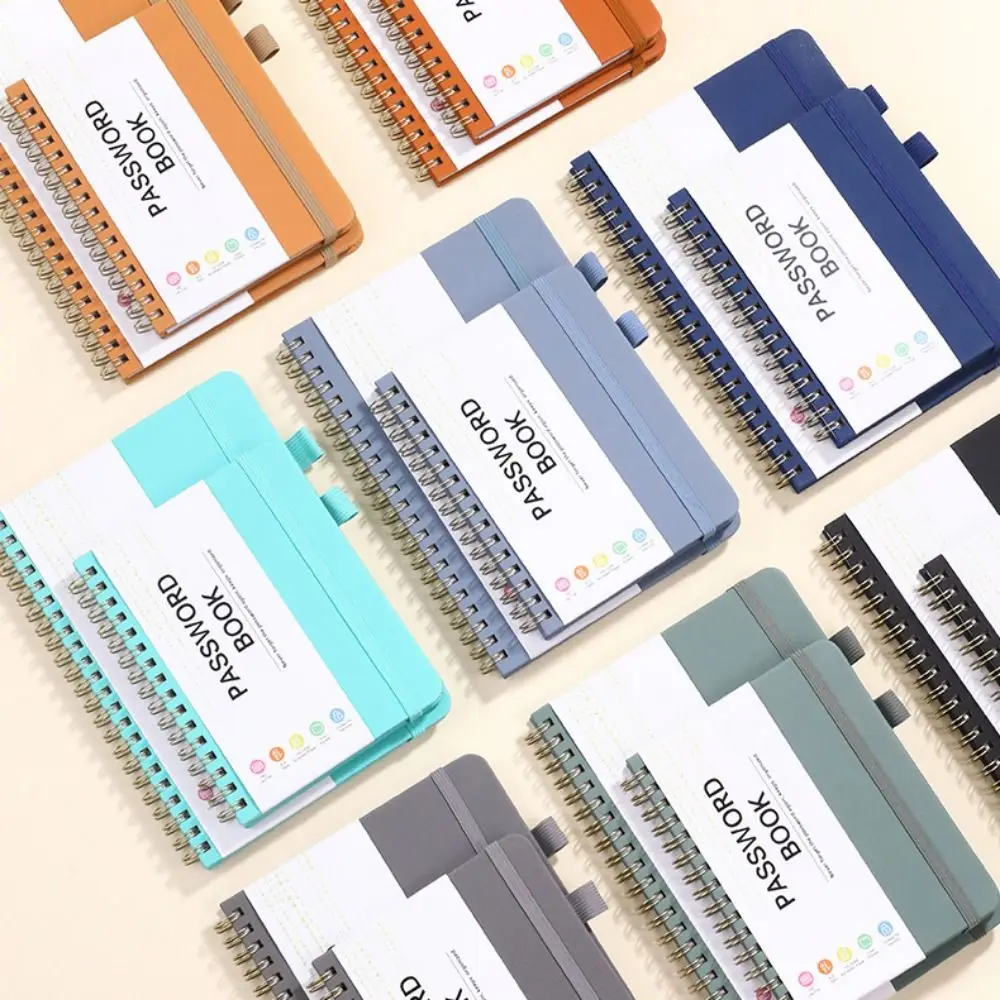 Con linguette alfabetiche Tascabile Password Keeper Libro Bobina Libro Formato A6/B6 Password Keeper Notebook Portatile Risparmio del sito Web Logins