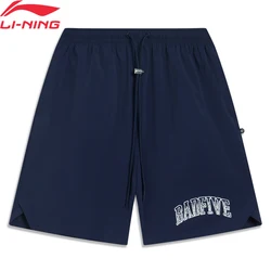 Li-Ning Men BADFIVE Basketball Shorts AT DRY FREEZE Breathable COOL SHELL 86%Nylon 14%Spandex Regular Fit Sports Bottoms AKST511