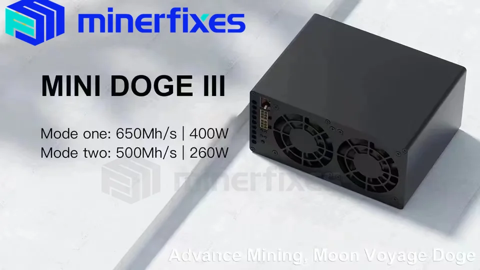 Imagem -06 - Goldshell Mini Doge Ltc & Dog Coin Miner 650mh s 400w Goldshell Mini Doge Iii Home Miner Caixa sem Psu do Que Mini Doge ii