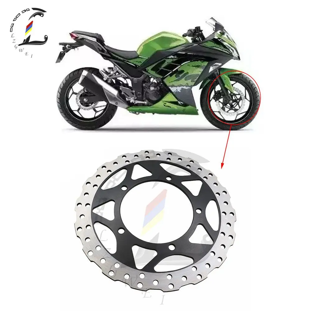 

Motorcycle Front Brake Discs Rotor For Kawasaki Ninja 250 250R SL ABS EX250 Z250 Z300 NINJA 300 EX300 13-18 Brake Disc Accessory