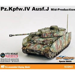 1:72 Scale Plastics 63263 Tank No.4 J-Type Medium Type Model Militarized Combat Track Type Classics Adult Gift Static Display