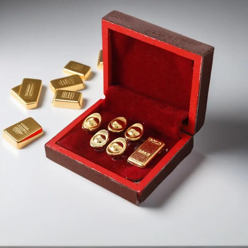 1 Set Vintage 1:12 Dollhouse Miniature Wooden Jewelry Case Model Toy Scene Decoration Simulation Diorama Play Desktop Accessory