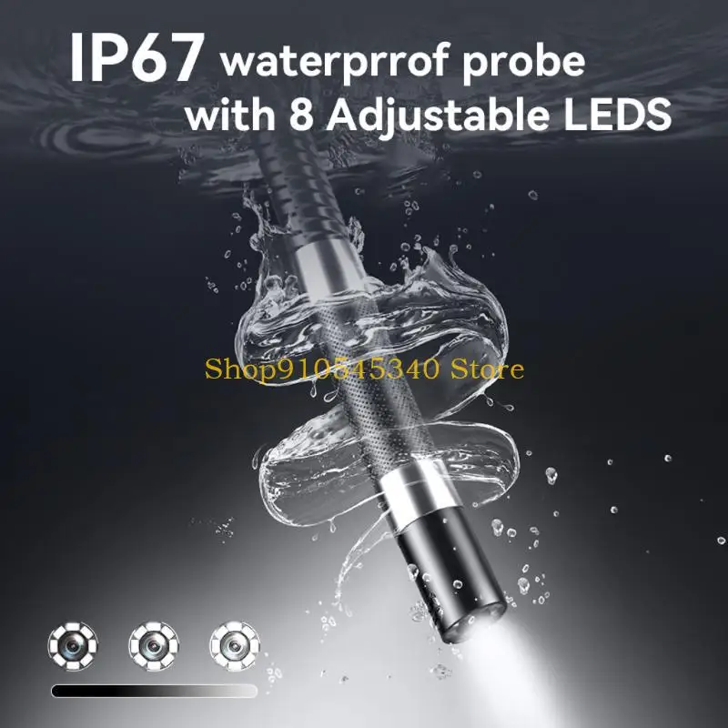 

U2JA Waterproof Industrial Inspection Camera Flexible Handheld Borescope ABS for Comprehensive Equipment Maintenance & Repair