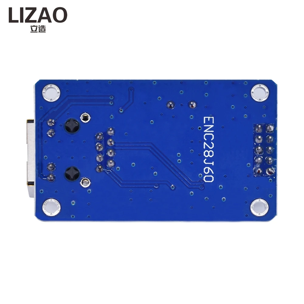 LIZAO 3.3V Low Power ENC28J60 Ethernet Module SPI Interface Wired Network Adapter for Arduino STM32 51 MCU Project
