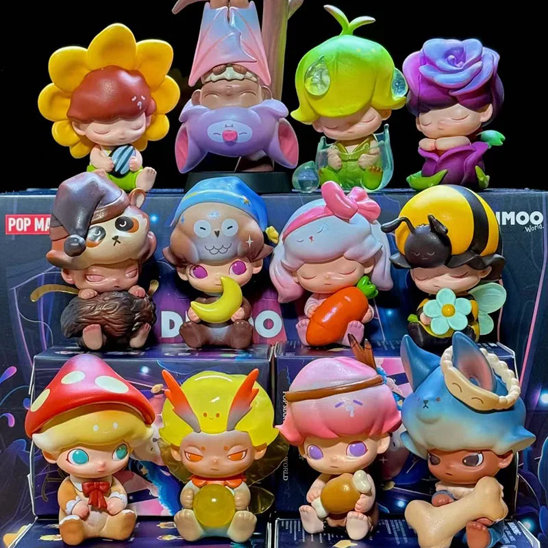 

DIMOO Forest Night Series Genuine Blind Box Toys Kawaii Anime Action Figure Caixa Caja Surprise Mystery Box Dolls Girls Gift