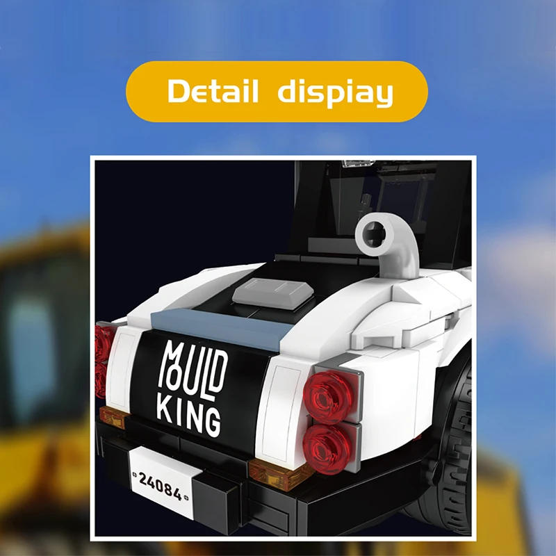 قالب الملك 24084 عرض تستحق أسطوانة الطريق اللبنات مجموعة الطوب الجمعية مع الصندوق الأصلي لعبة هدية الكريسماس للأطفال