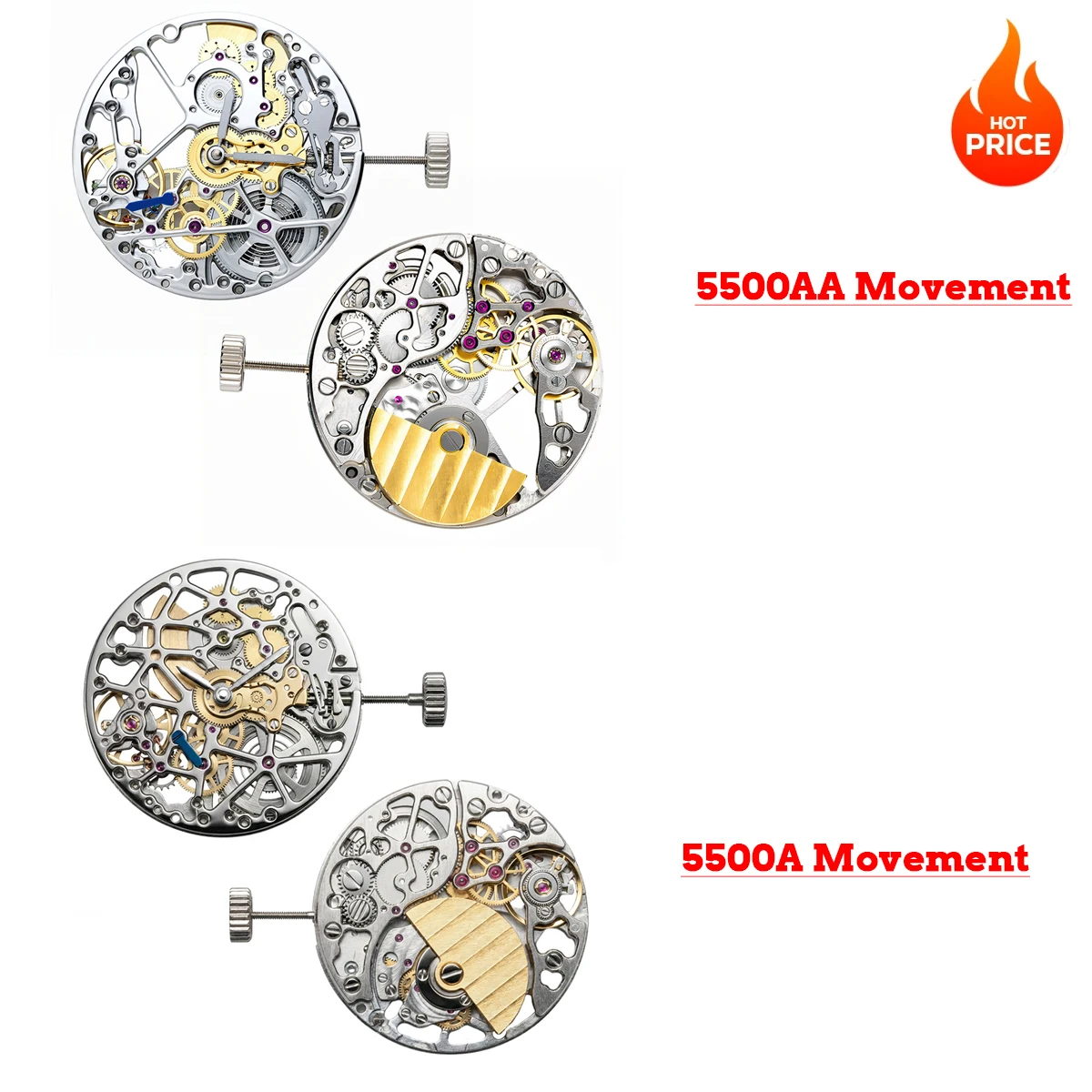 

Подходит для часовых механизмов 5500A/5500AA, механизма Pearl Servo, автоматического механизма с тремя стрелками и одинарным календарем.