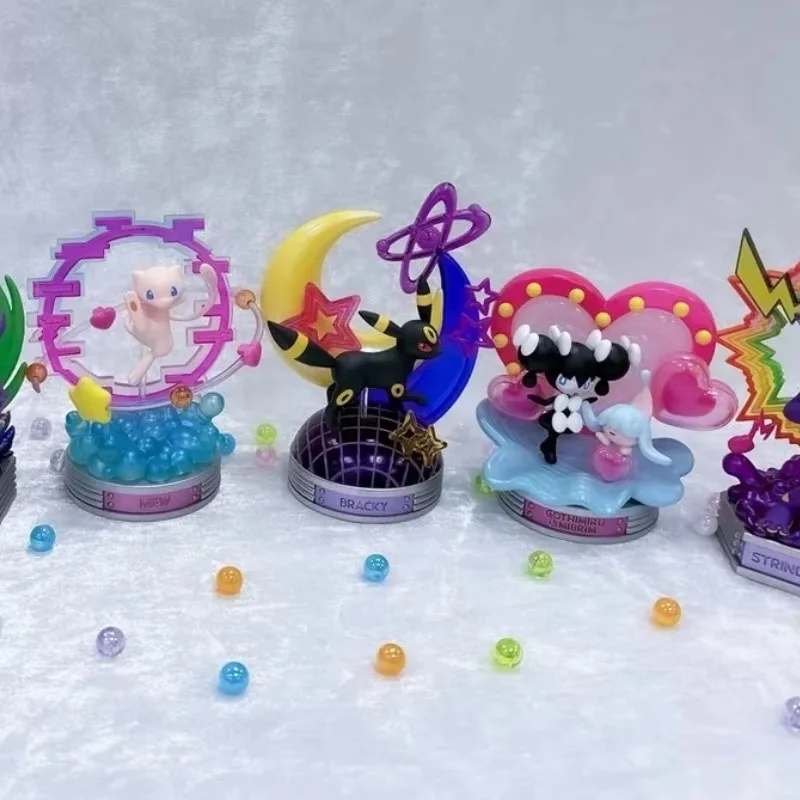 

Re-Ment Pkm Neon Party Series слепая коробка-красочное украшение для рабочего стола, высококачественный подарок на день рождения для девочек, модная игрушка-сюрприз