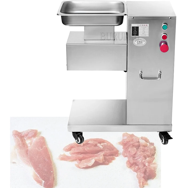 

110V 220v Commercial Electric Slicer Meat Cutter Machine Stainless Steel Meat Slicer Vegetable Cutting Machine Shredded Diced