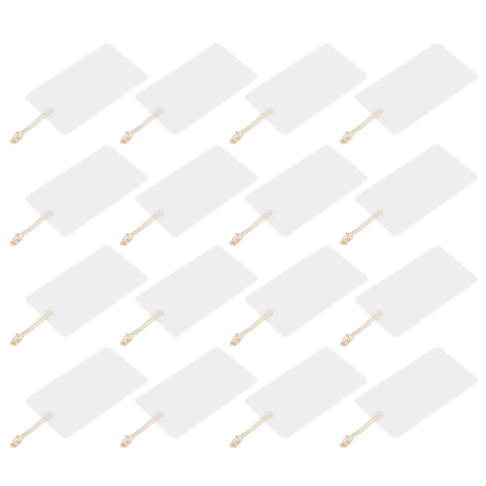 

16Pcs Basket Labels Acrylic Hanging Tags Blank Organizer Bin Labels Kitchen Storage Pantry Basket Tags for Home Use