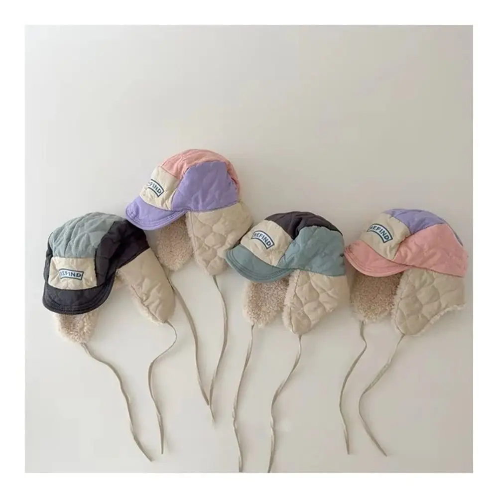 

New Comfortable Warm Winter Warm Hats Ear Flaps Lamb Wool Hat Kids Wool Hat Soft Wool Children's Caps Boys Girls