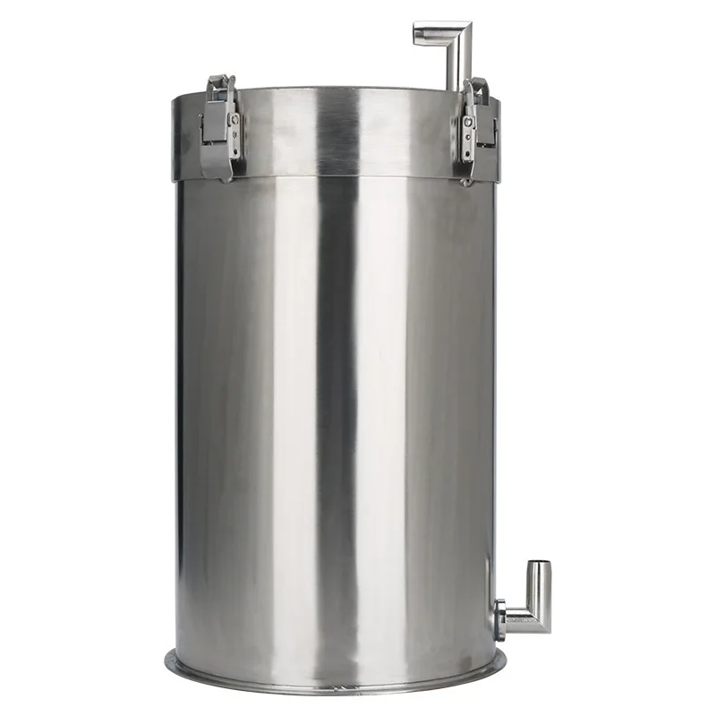 

Aquatic Stainless Steel Filter Bucket Fish Tank Filter DIY Homemade Cartridge Double Inlet External Bucket