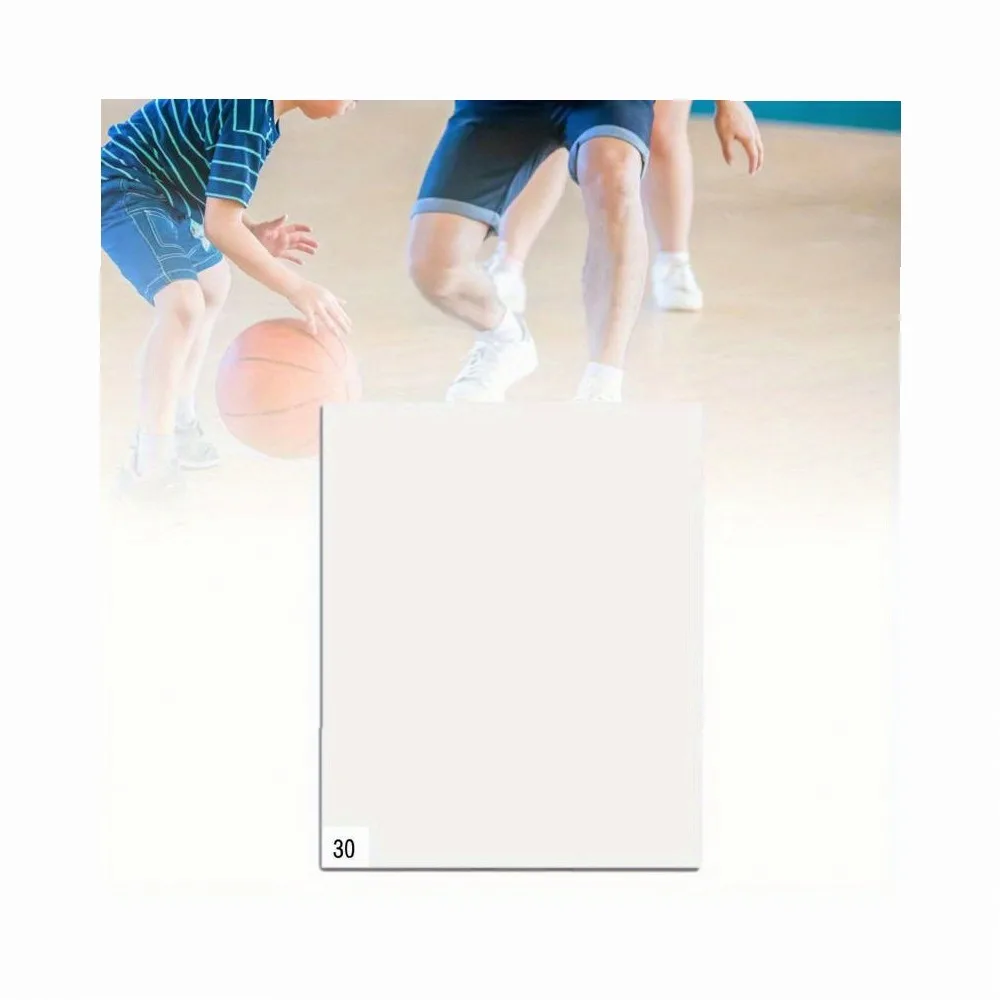 Tapis adhésif anti-poussière pour chaussures de basket-ball, gel de nettoyage, 30 feuilles de remplacement, protecteur de sol auto-adhésif pour