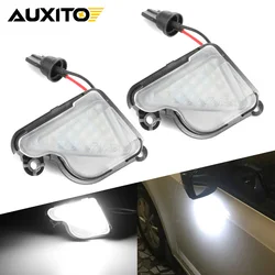 AUXITO 2pcs No Error LED Under Side Mirror Puddle Lights for Skoda Superb 2 II 2019-2008 Octavia MK3 MK2 5E 2012-2019 LED Light