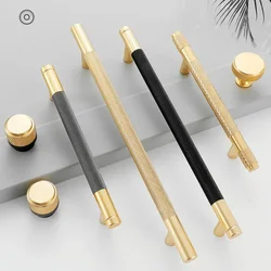 1000mm Long Dual Color Kitchen Cabinet Door Knobs and Handles Simple Knurl Nordic Style Drawer Knobs Handles for Furniture