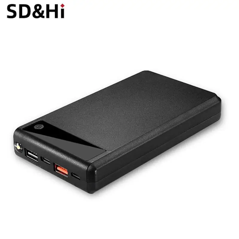 1 Pc (Without Battery) 6×18650 Battery Charger Cover Power Bank Case DIY Box 2 USB Ports DIY Shell Mobile Phone Charge