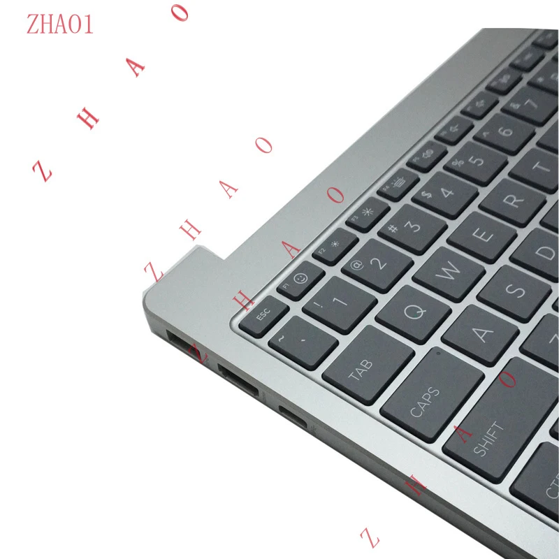 Z  New for HP 15-FD 15T-FD 15-FC 15Z-FC 15-FC0257NR Palmrest Keyboard Backlit Sliver US