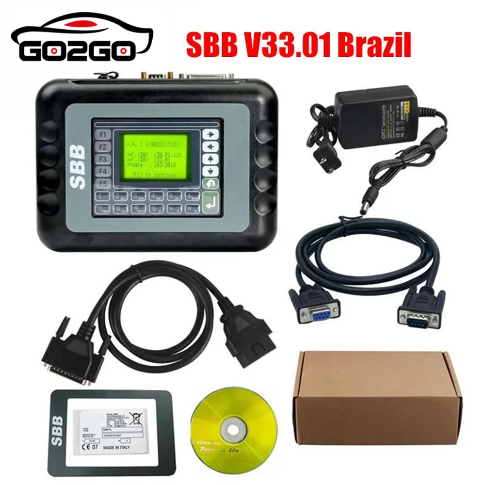 Car Styling Auto Key Programmer V33.01 SBB Key Programmer For Multi-Brands Brazil Car SBB Silca V33.01 More Function Than V33.02