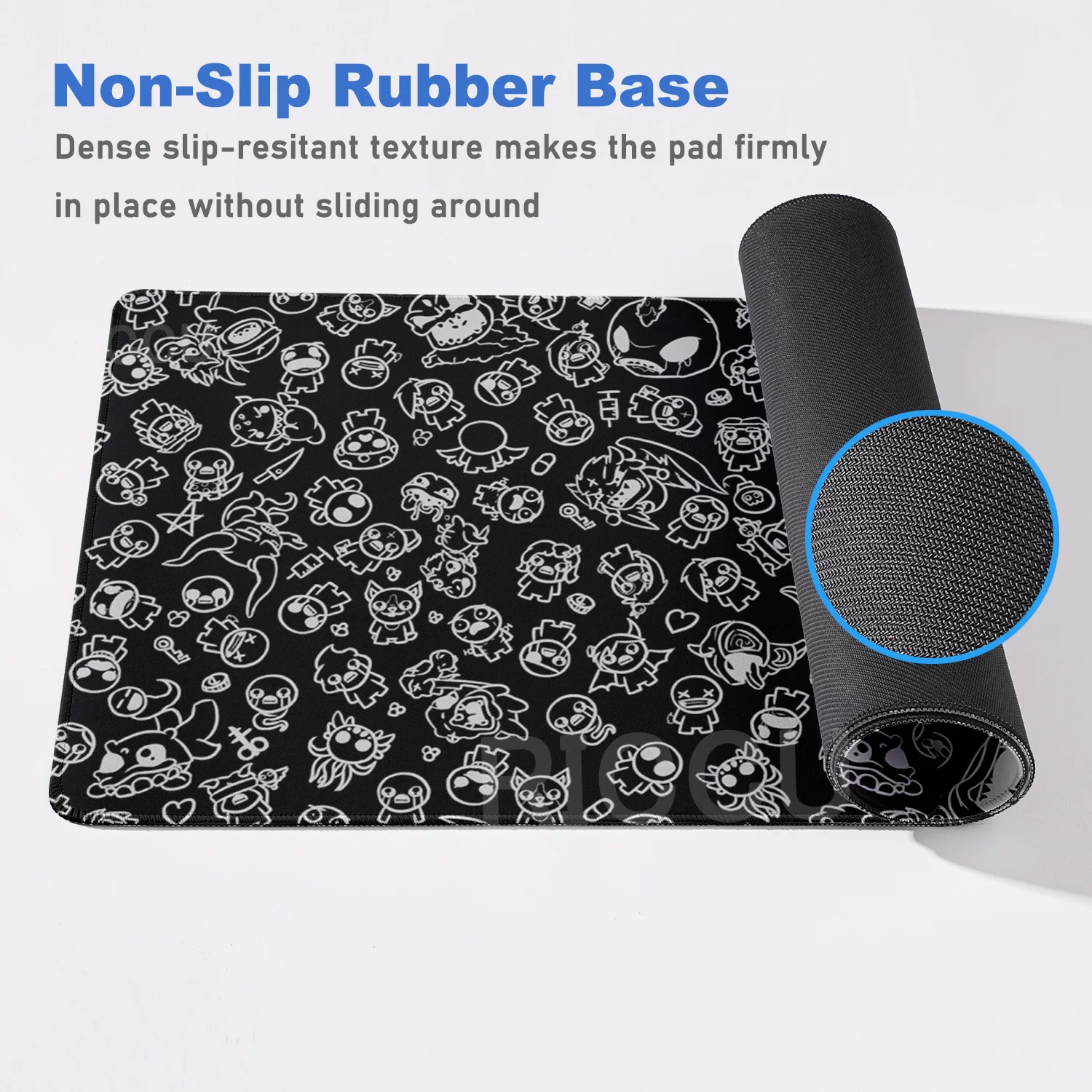 HD Xxl 40x90cm マウスパッド ゲーマー ザ・バインディング・オブ・アイザック マウスパッド PC コンピューターアクセサリー デスクマット ゲーミングキーボード拡張デスクマット