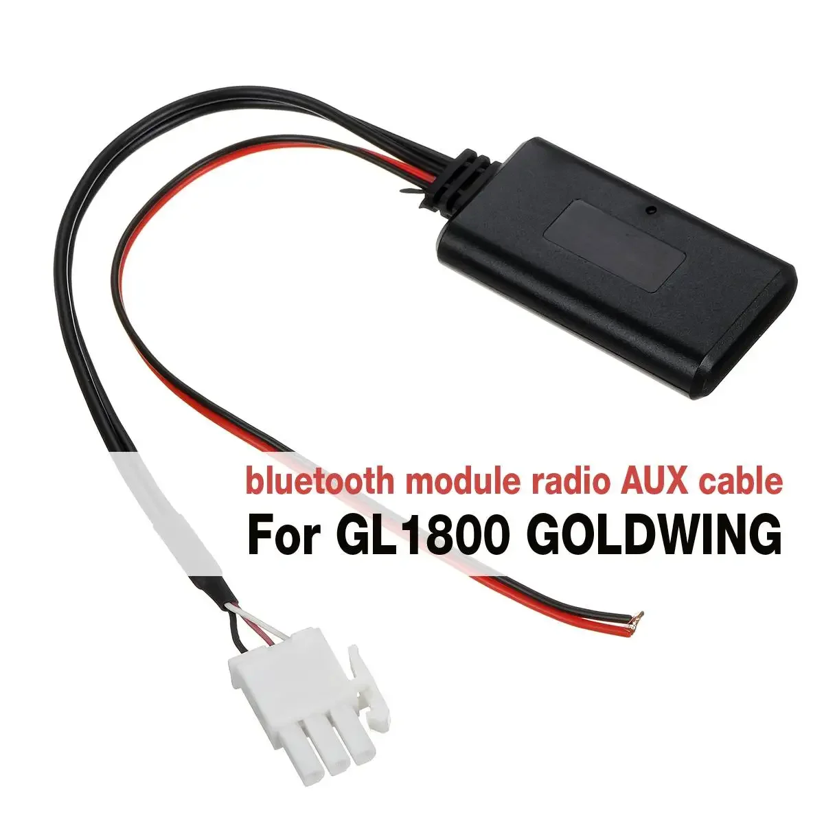 For HONDA GL1800 Goldwing 3Pin Car bluetooth module radio stereo Aux music cable Adapter view 2