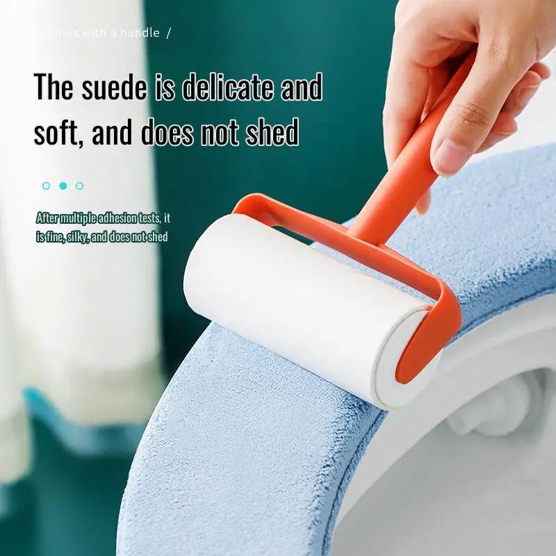 Универсальный чехол на сиденье для унитаза, мягкий туалетный столик, сплошной цвет, липкая накладка на сиденье для унитаза, моющаяся грелка для ванной комнаты, чехол на сиденье