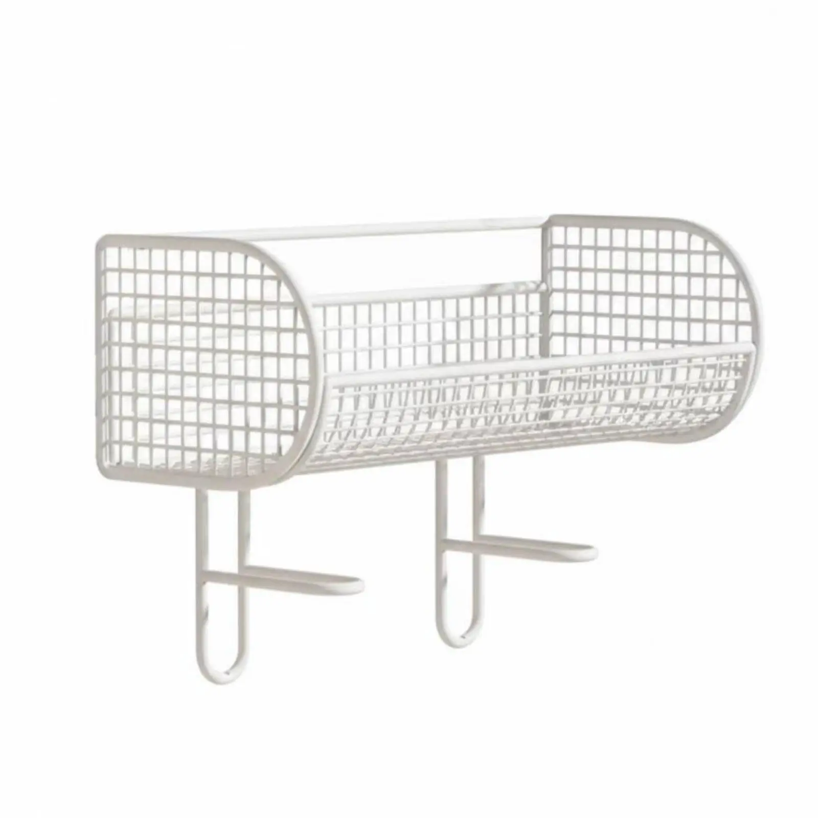 Bathroom Shelf over Toilet Iron Organizer Mesh Ventilated Rack for Toilet Accessories Rental Friendly