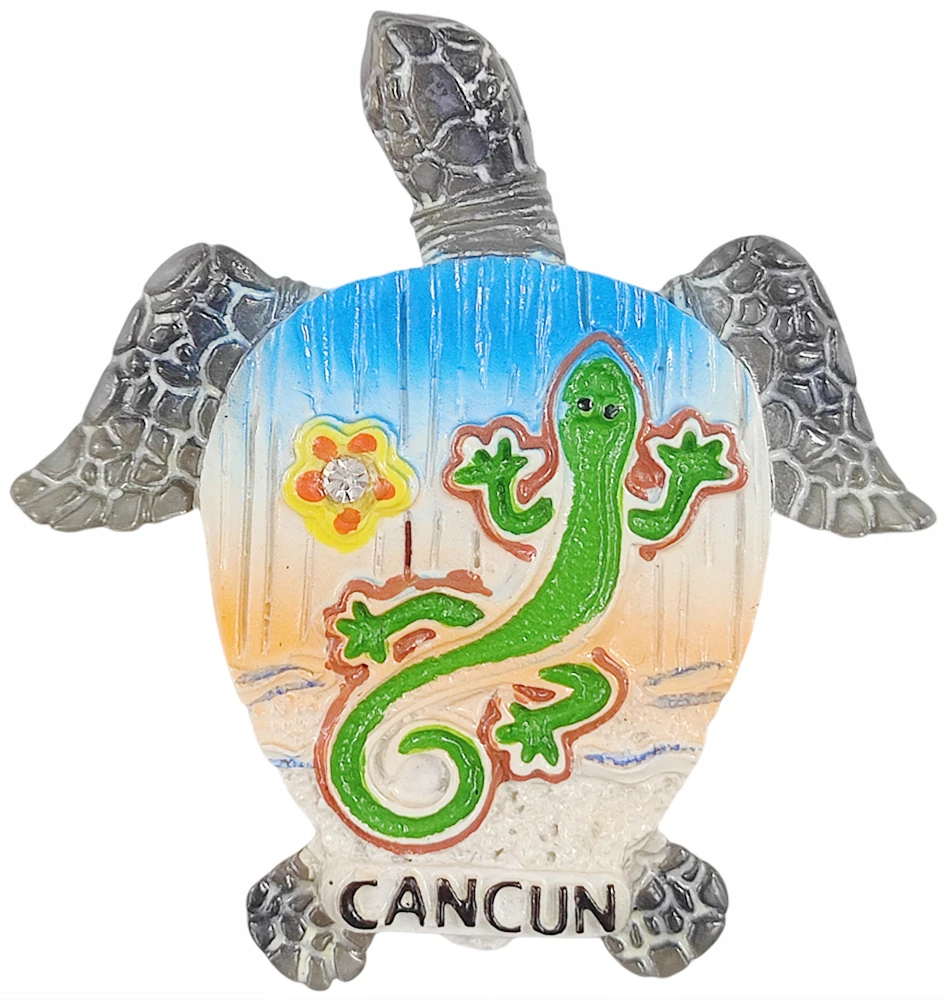 3D Cancun Mexico Fridge Magnet Souvenir Gift Resin Refrigerator Magnetic Sticker Collection Home Decoration