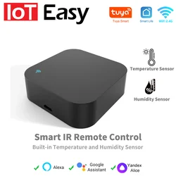 Tuya WiFi IR Remote Control SmartLife With Temperature Humidity Sensor for Air Conditioner TV AC Works with Alexa,Google Home